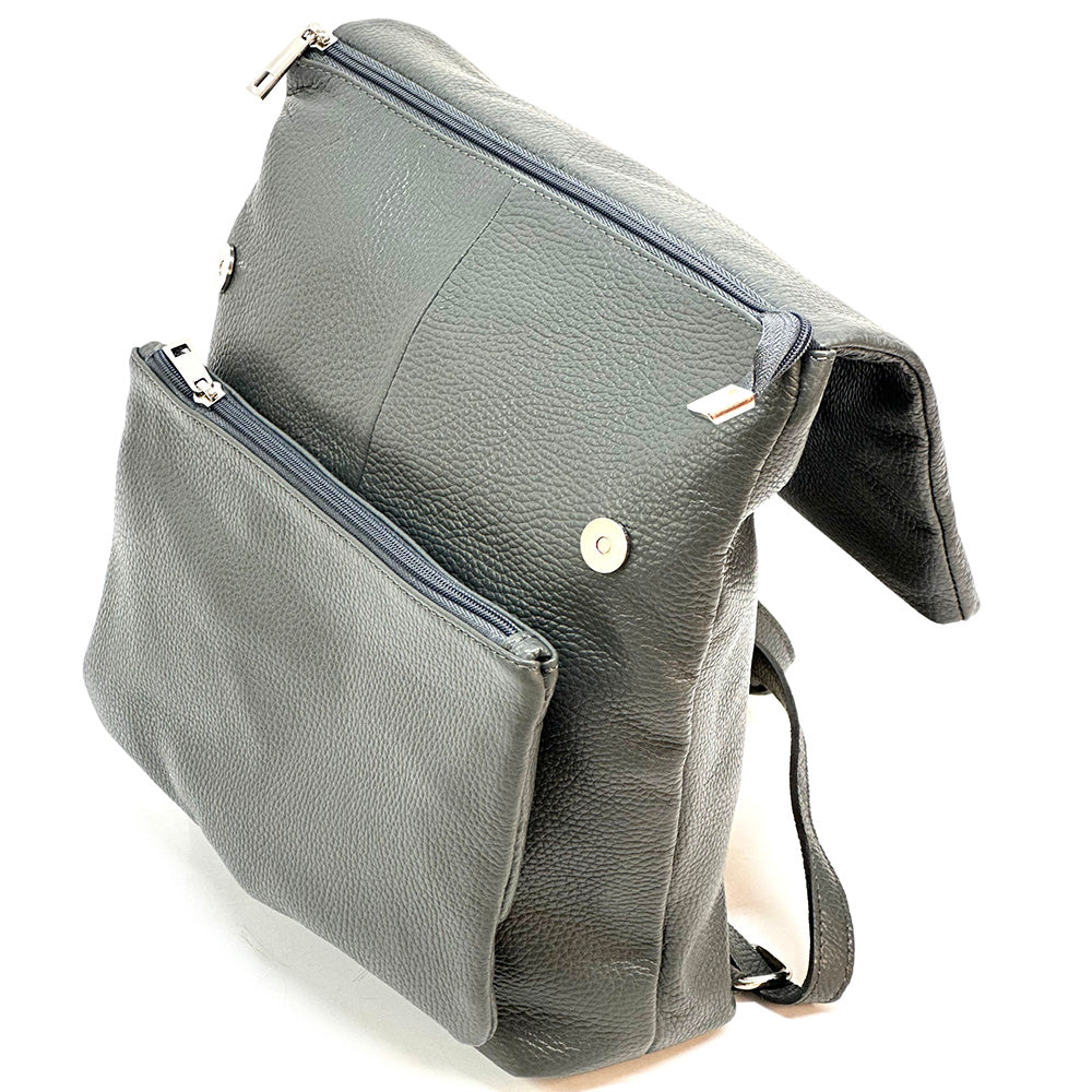 Alex Backpack in leather - Made In Italy
