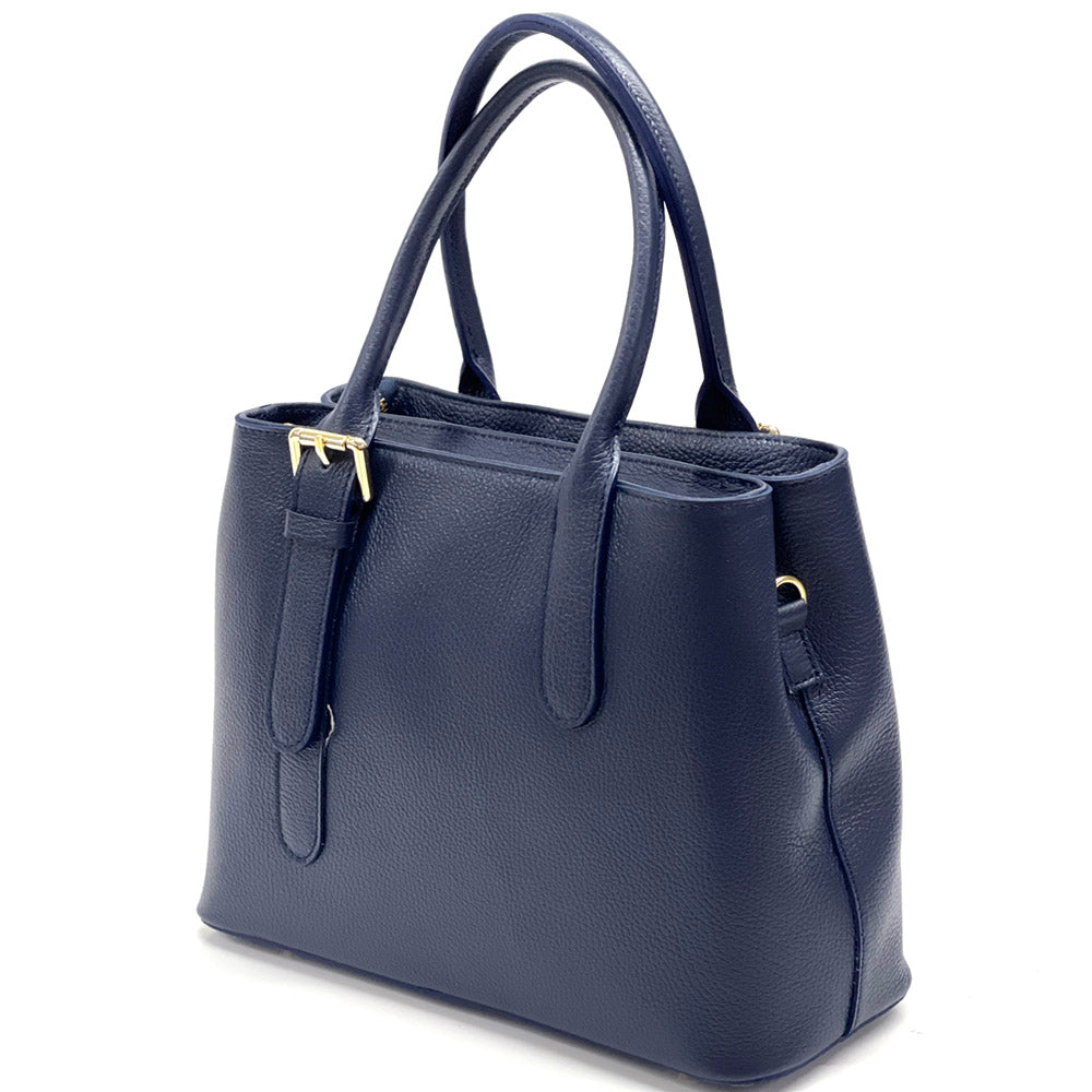 Kentia Leather Shoulder Bag - Made In Italy