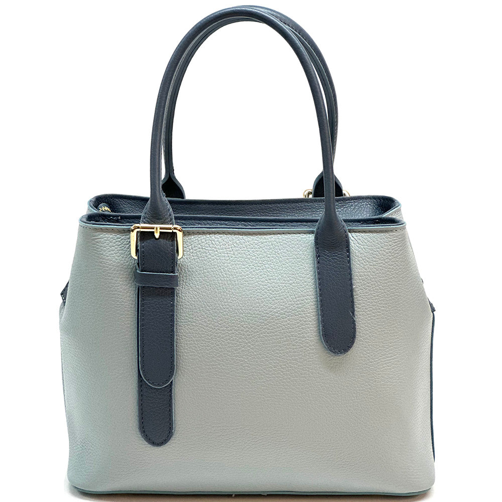 Kentia Leather Shoulder Bag - Made In Italy