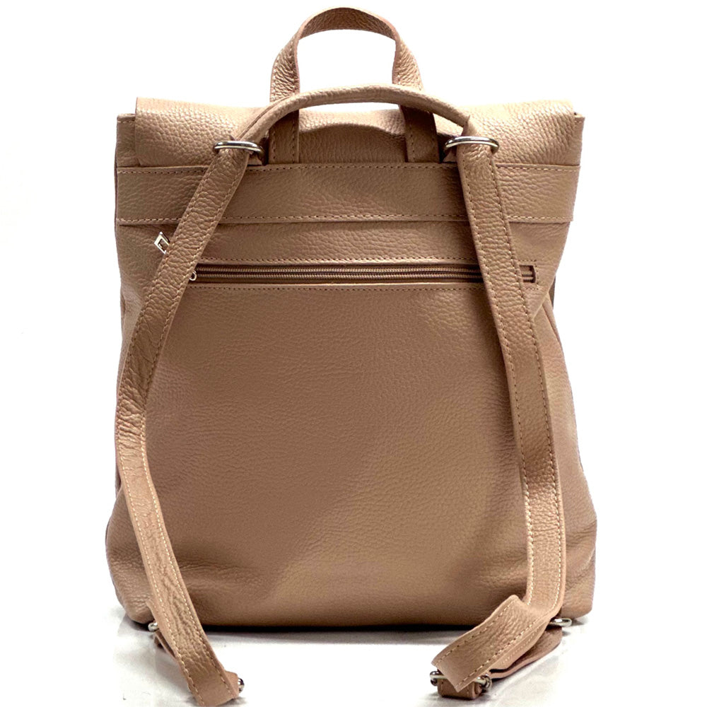 Bethany Italian Leather Backpack - Made In Italy