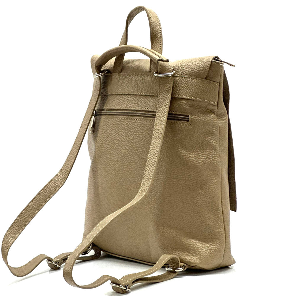Bethany Italian Leather Backpack - Made In Italy