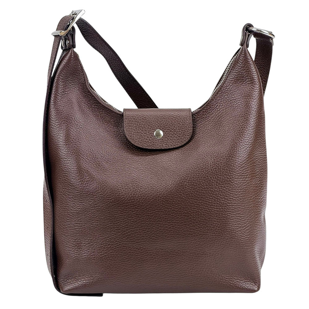 Berri Leather Shoulder Bag - Made In Italy