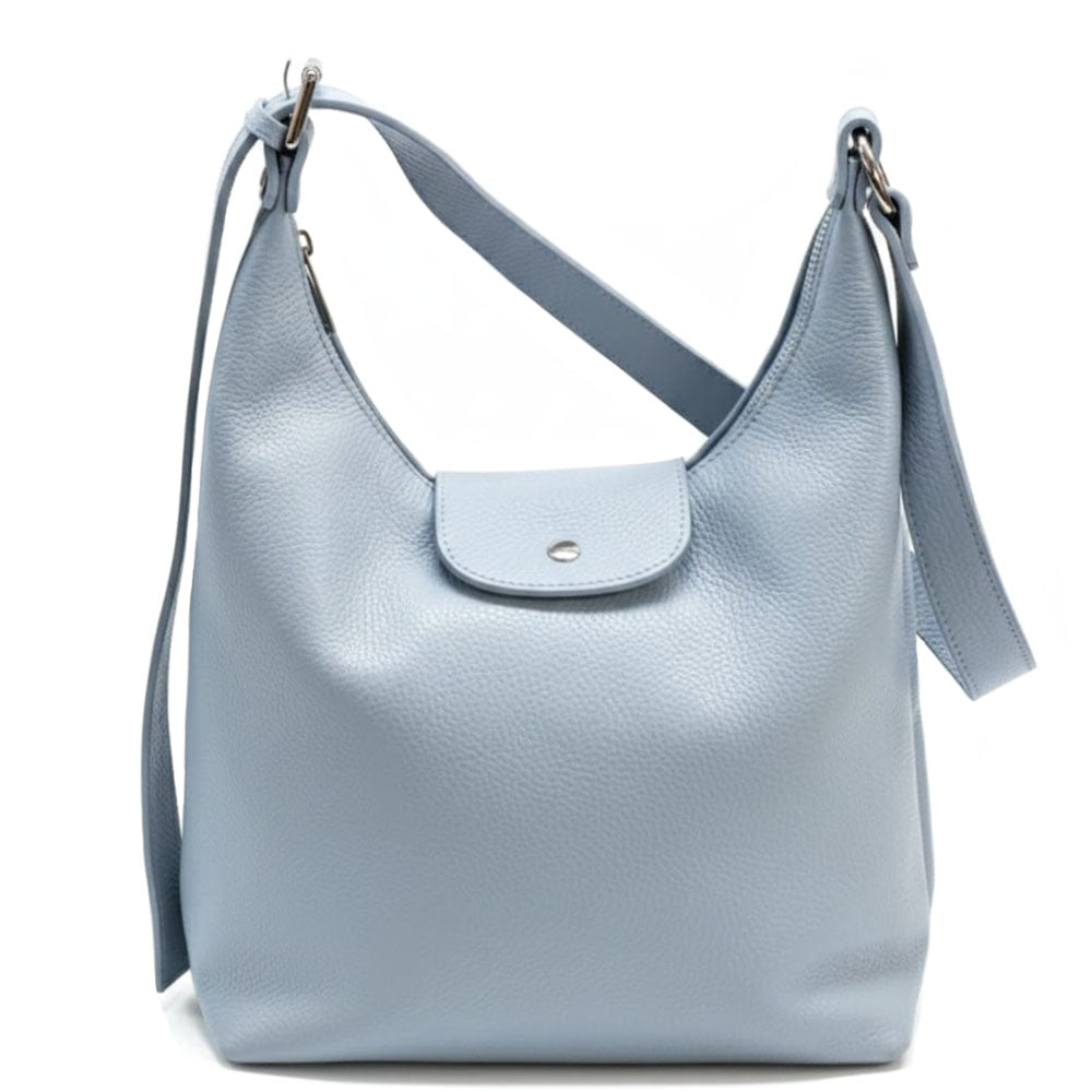Berri Leather Shoulder Bag - Made In Italy