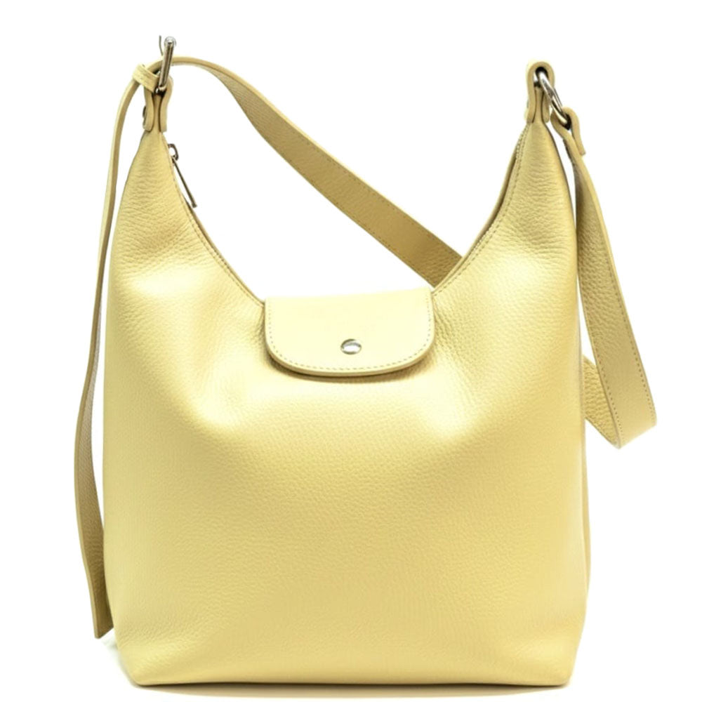 Berri Leather Shoulder Bag - Made In Italy