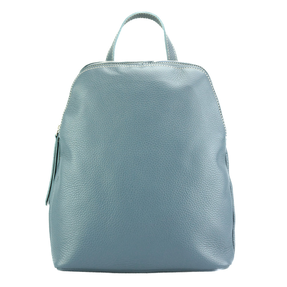 Rosa Cow Leather Backpack - Made In Italy