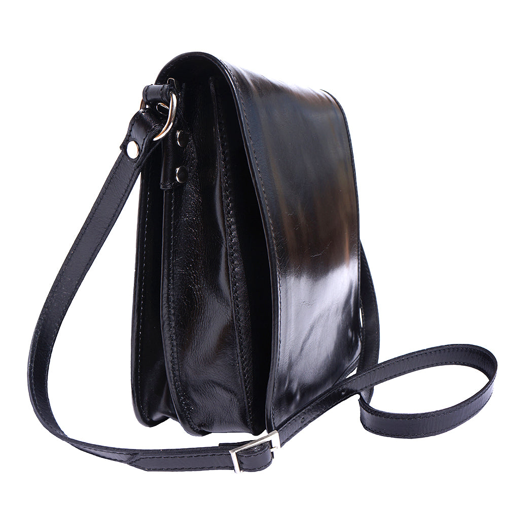Mirko leather Messenger bag - Made In Italy