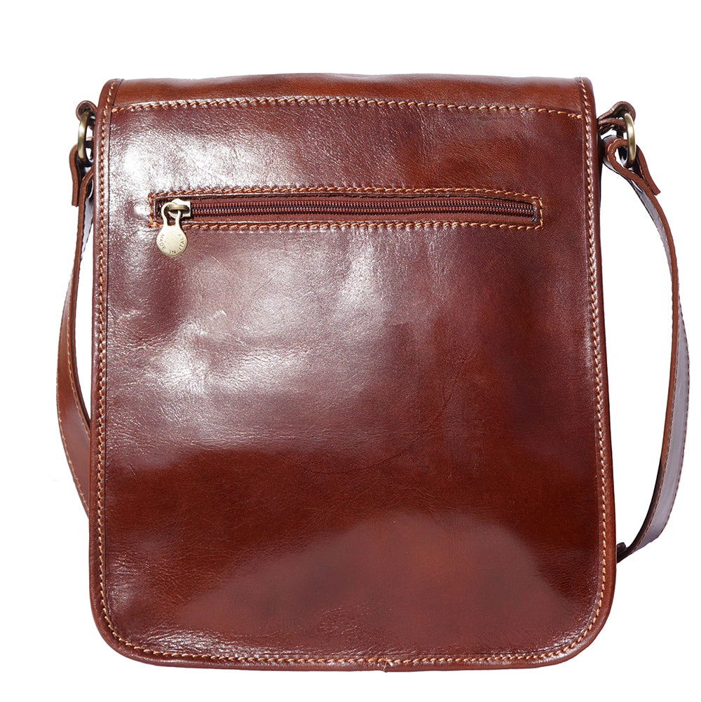 Mirko MM leather Messenger bag - Made In Italy