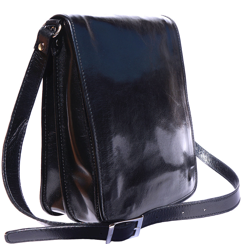Mirko MM leather Messenger bag - Made In Italy