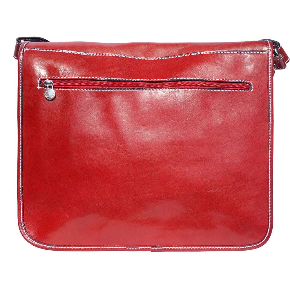 Mirko GM Leather Messenger Bag - Made In Italy