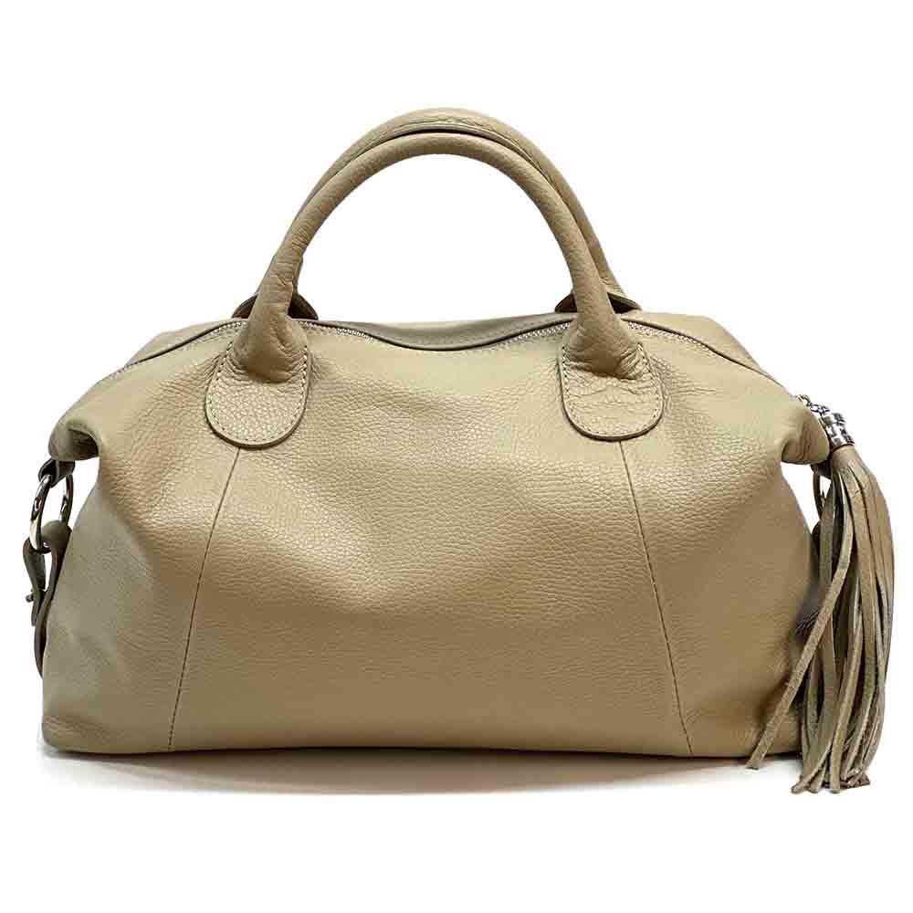 Serenity cow leather Handbag Made In Italy