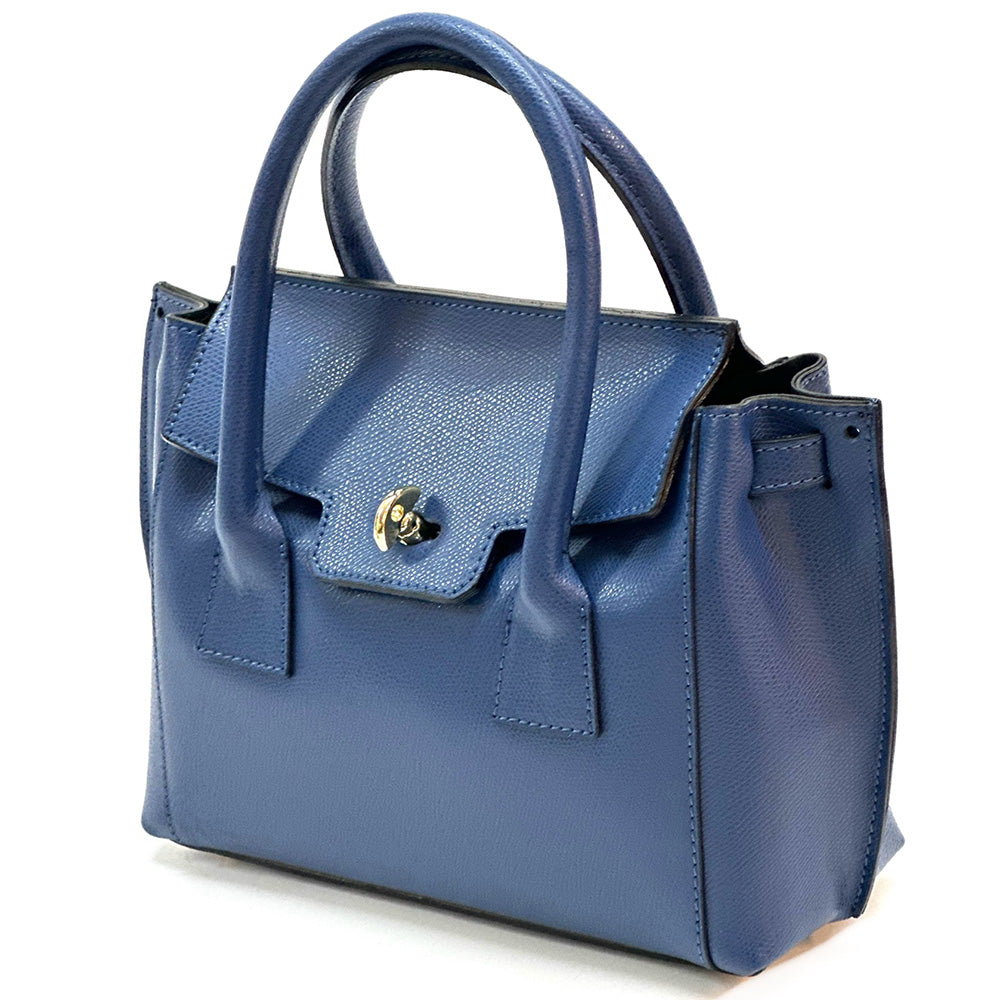 Noelia Italian Leather Handbag - Made In Italy