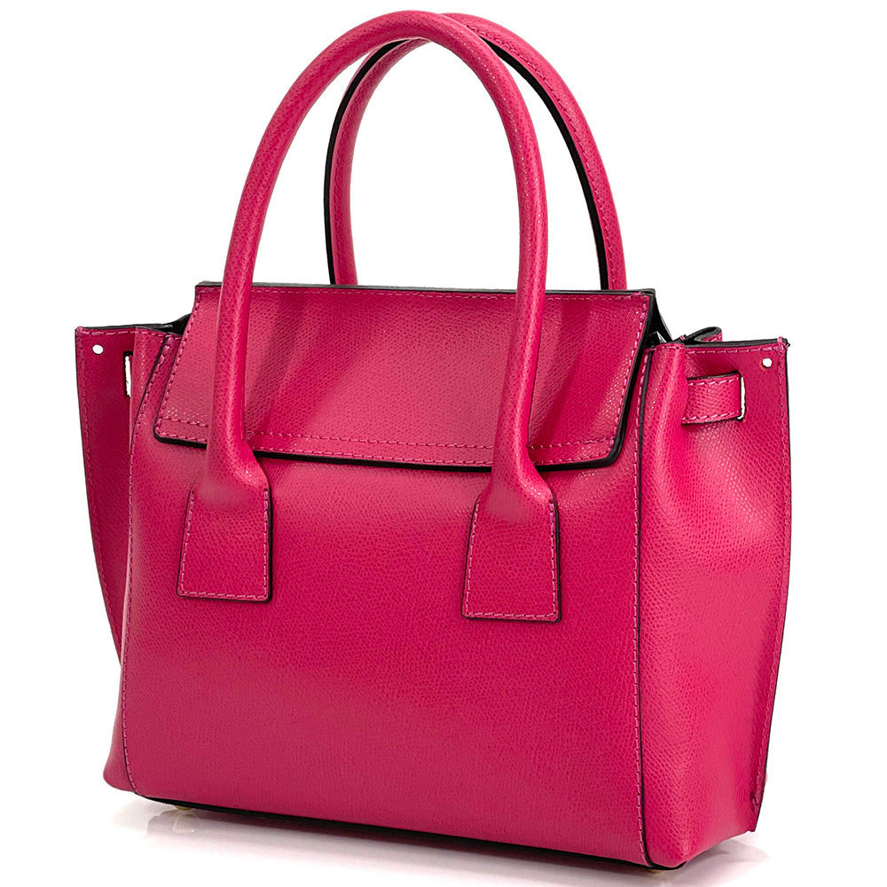 Noelia Italian Leather Handbag - Made In Italy