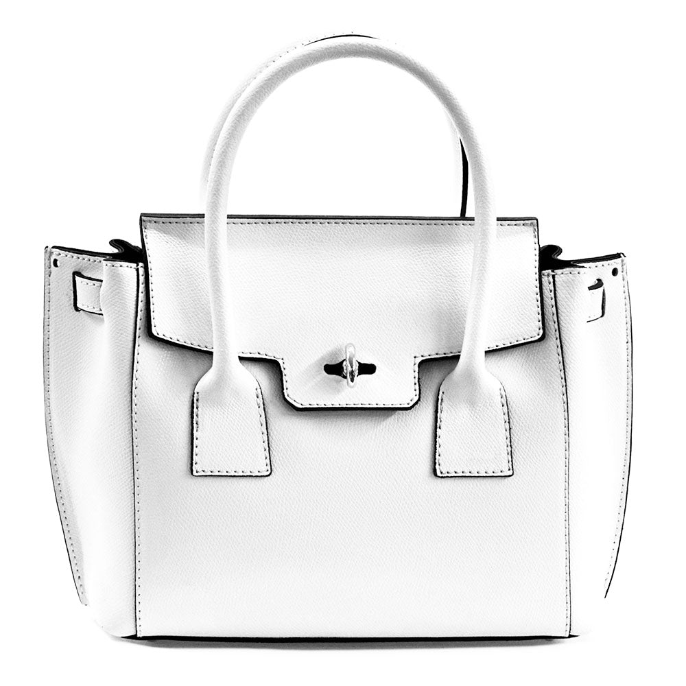 Noelia Italian Leather Handbag - Made In Italy