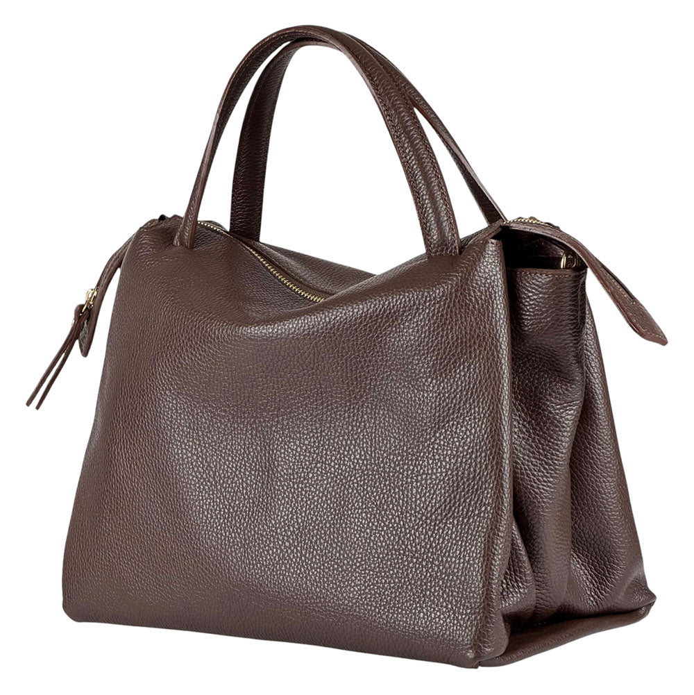 Maya leather handbag - Made In Italy