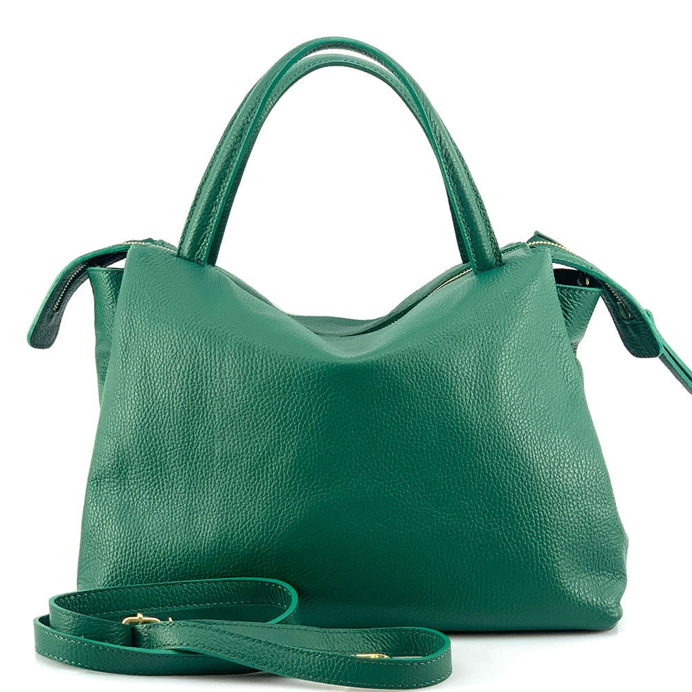 Maya leather handbag - Made In Italy