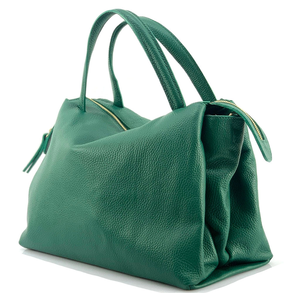 Maya leather handbag - Made In Italy