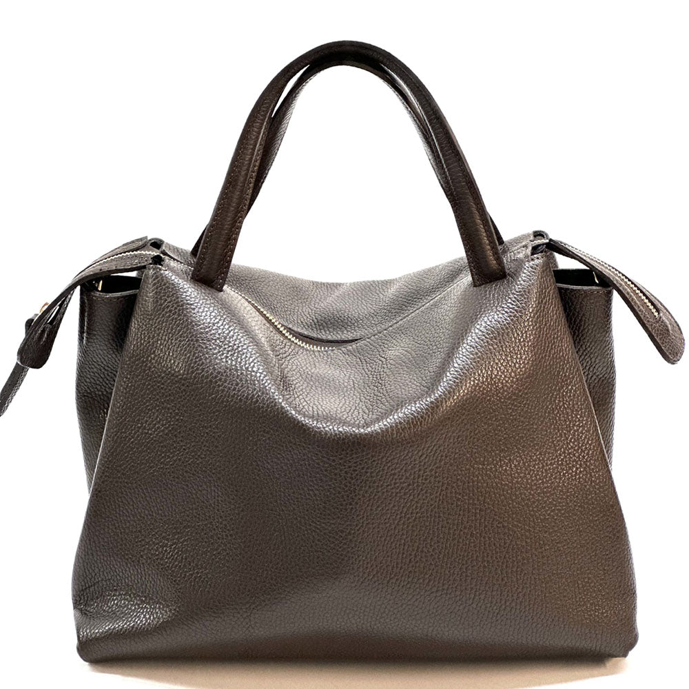 Maya leather handbag - Made In Italy