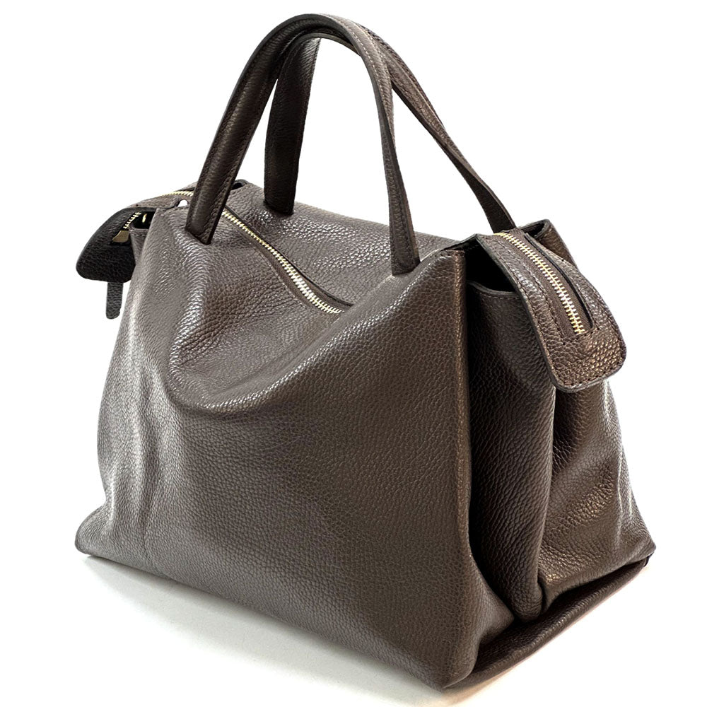 Maya leather handbag - Made In Italy