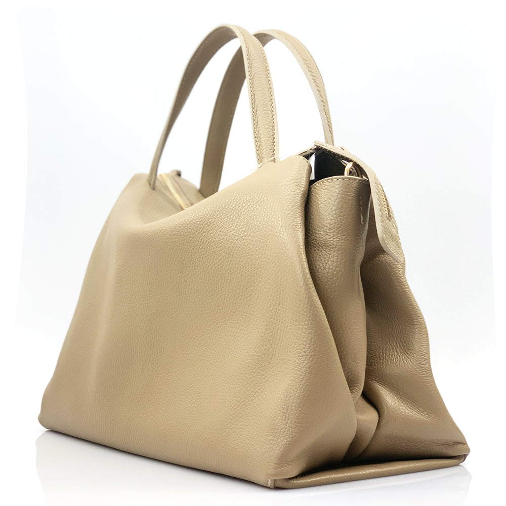 Maya leather handbag - Made In Italy