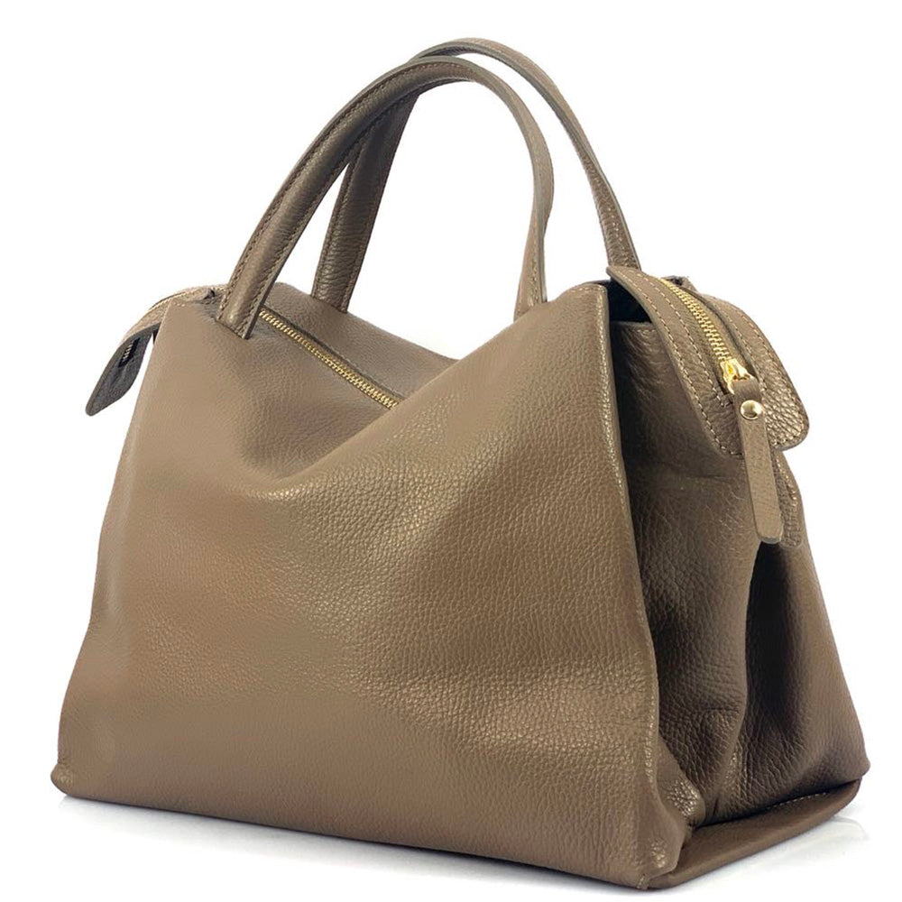Maya leather handbag - Made In Italy