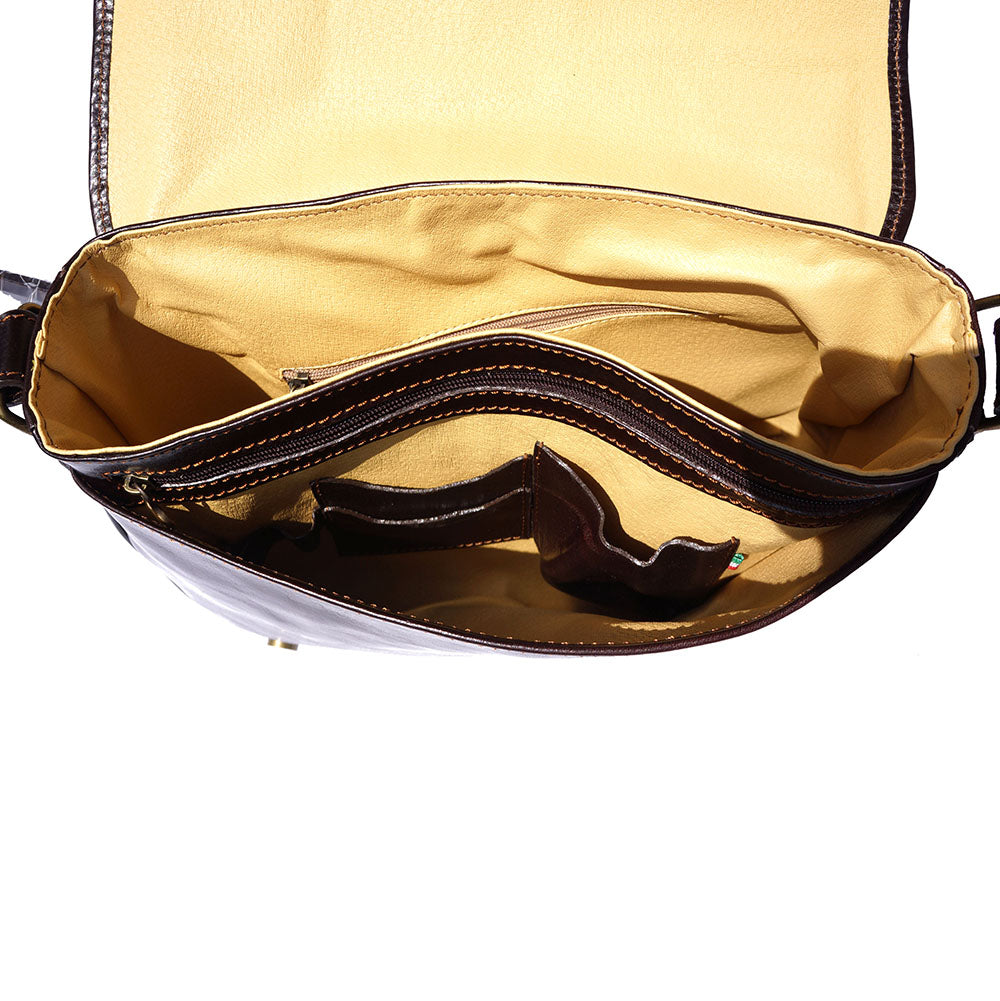 Christopher MM Messenger Bag in Cow Leather - Made In Italy