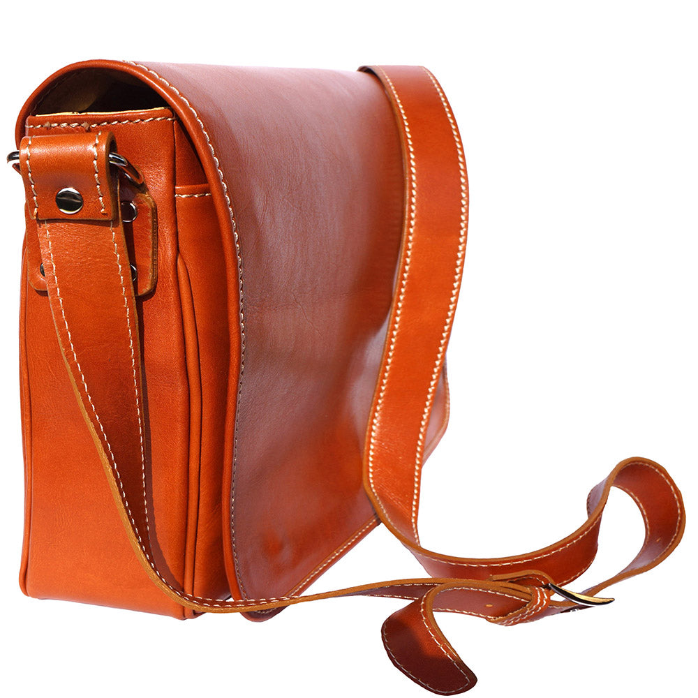 Christopher GM Messenger bag in cow leather - Made In Italy