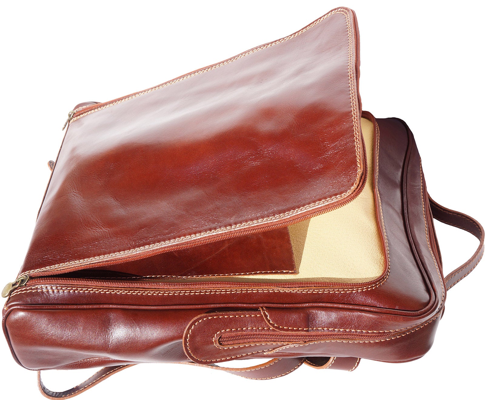 Gabriele GM Cow Leather Backpack - Made In Italy
