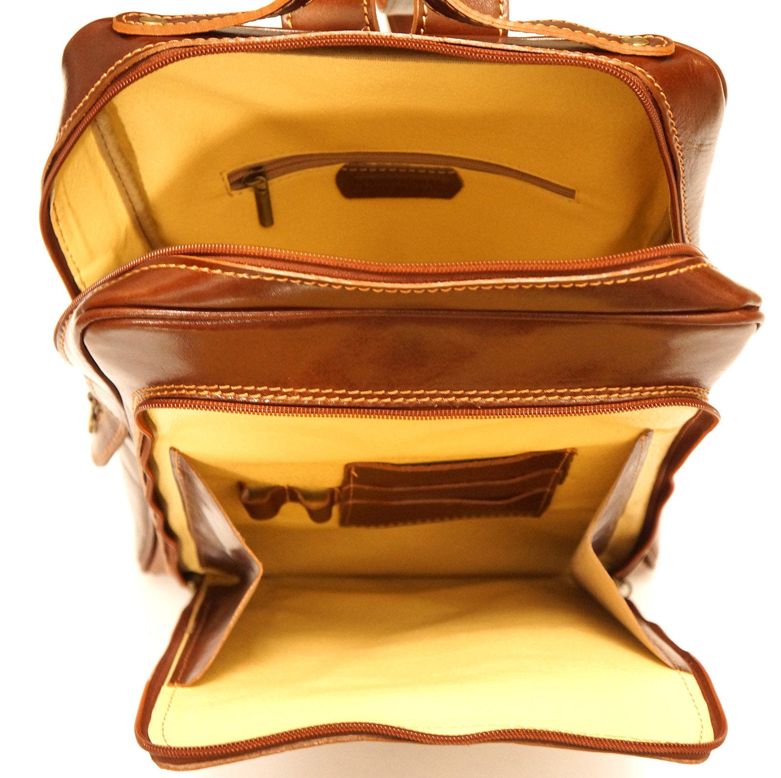 Gabriele GM Cow Leather Backpack - Made In Italy