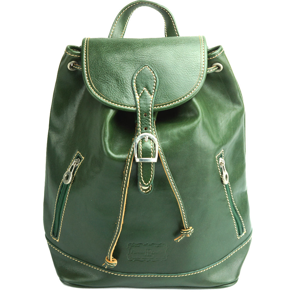 Luminosa GM Leather Backpack - Made In Italy