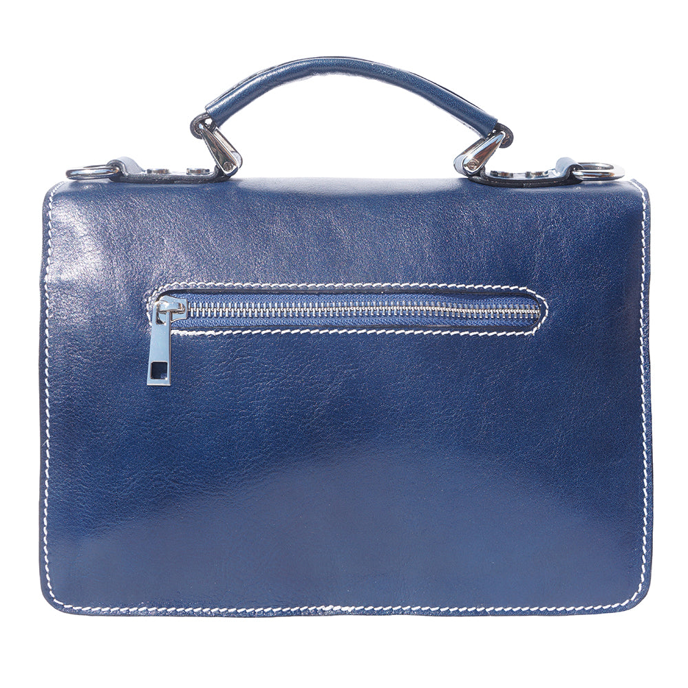 Lucio Mini leather briefcase - Made In Italy