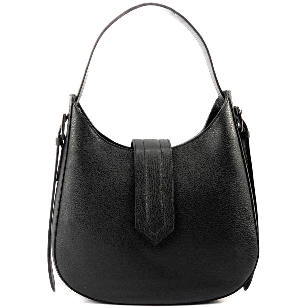 Piper Cow Leather Shoulder and Hobo Bag - Made In Italy