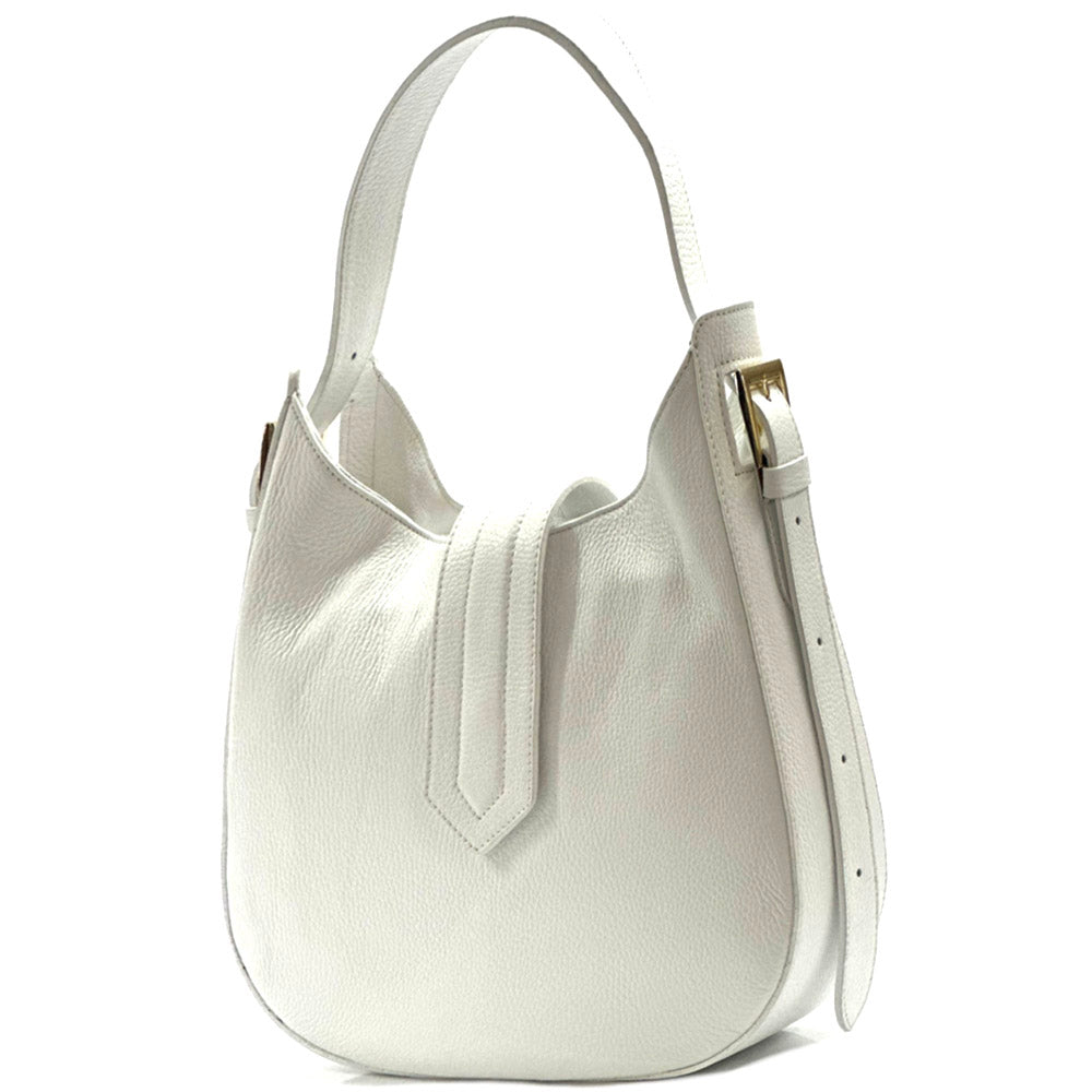 Piper Cow Leather Shoulder and Hobo Bag - Made In Italy