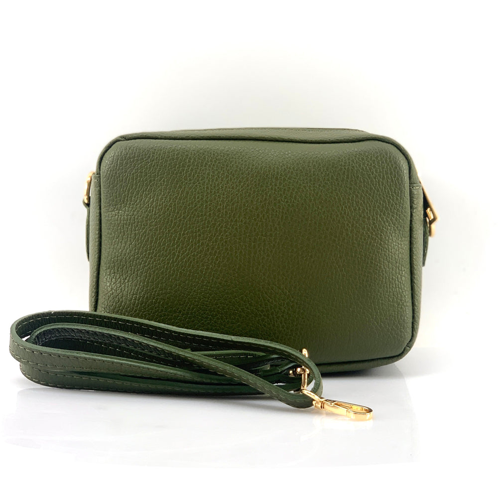Amara GM Leather Shoulder Bag - Made In Italy