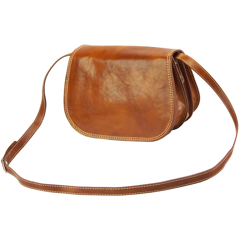 Ines leather shoulder bag - Made In Italy