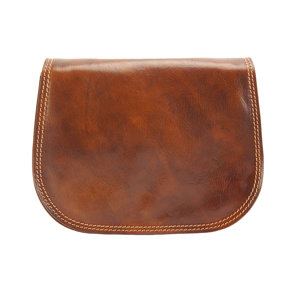 Ines leather shoulder bag - Made In Italy