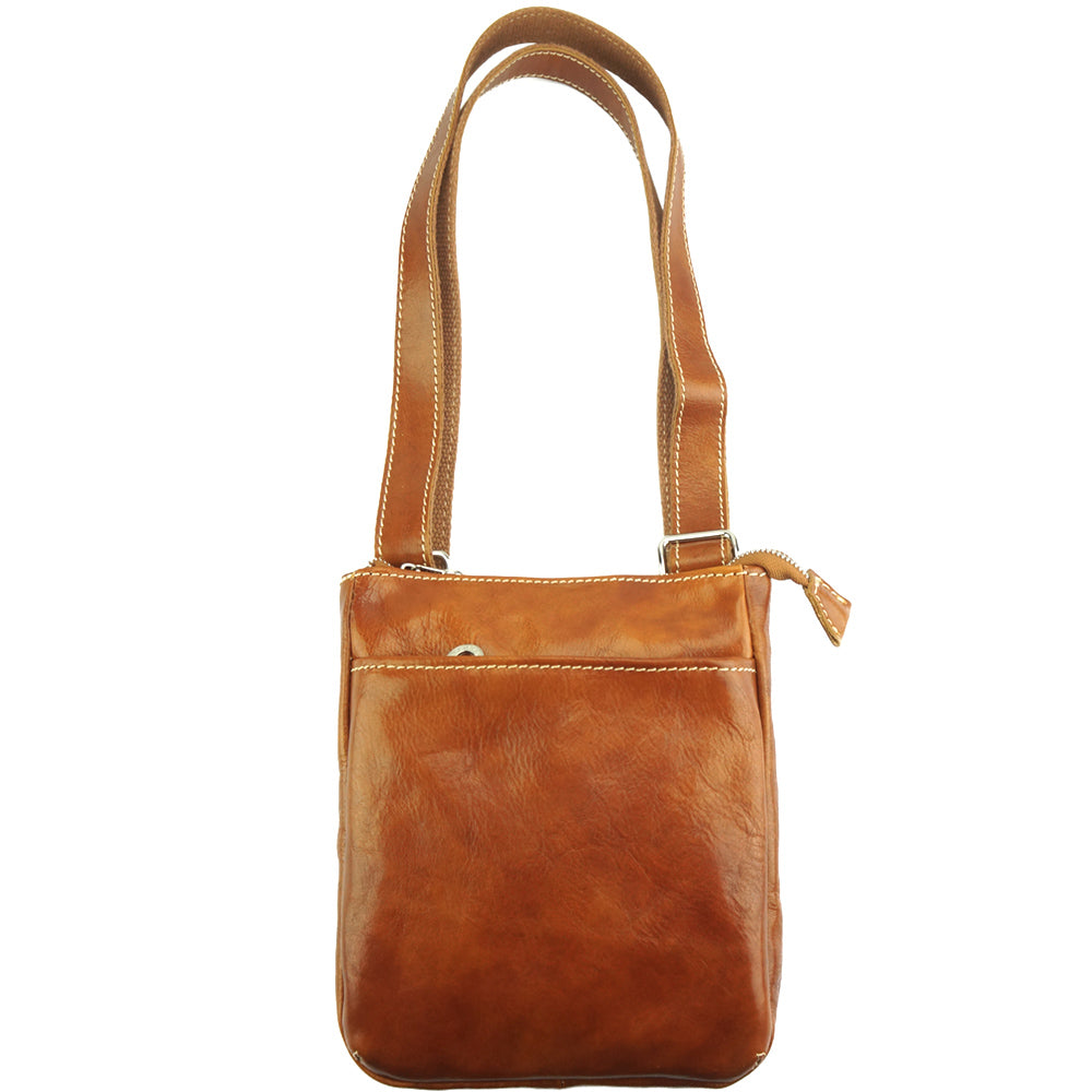 Vito cross body leather bag - Made In Italy