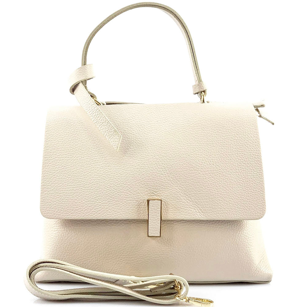 Clelia Leather Handbag - Made In Italy