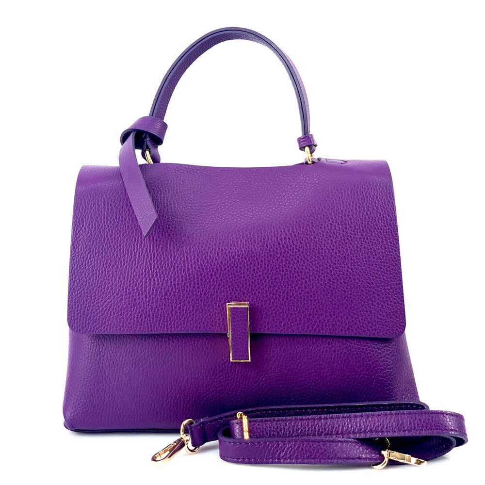Clelia Leather Handbag - Made In Italy