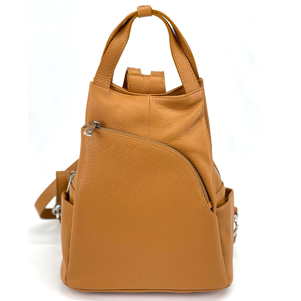Antonella Leather Backpack - Made In Italy