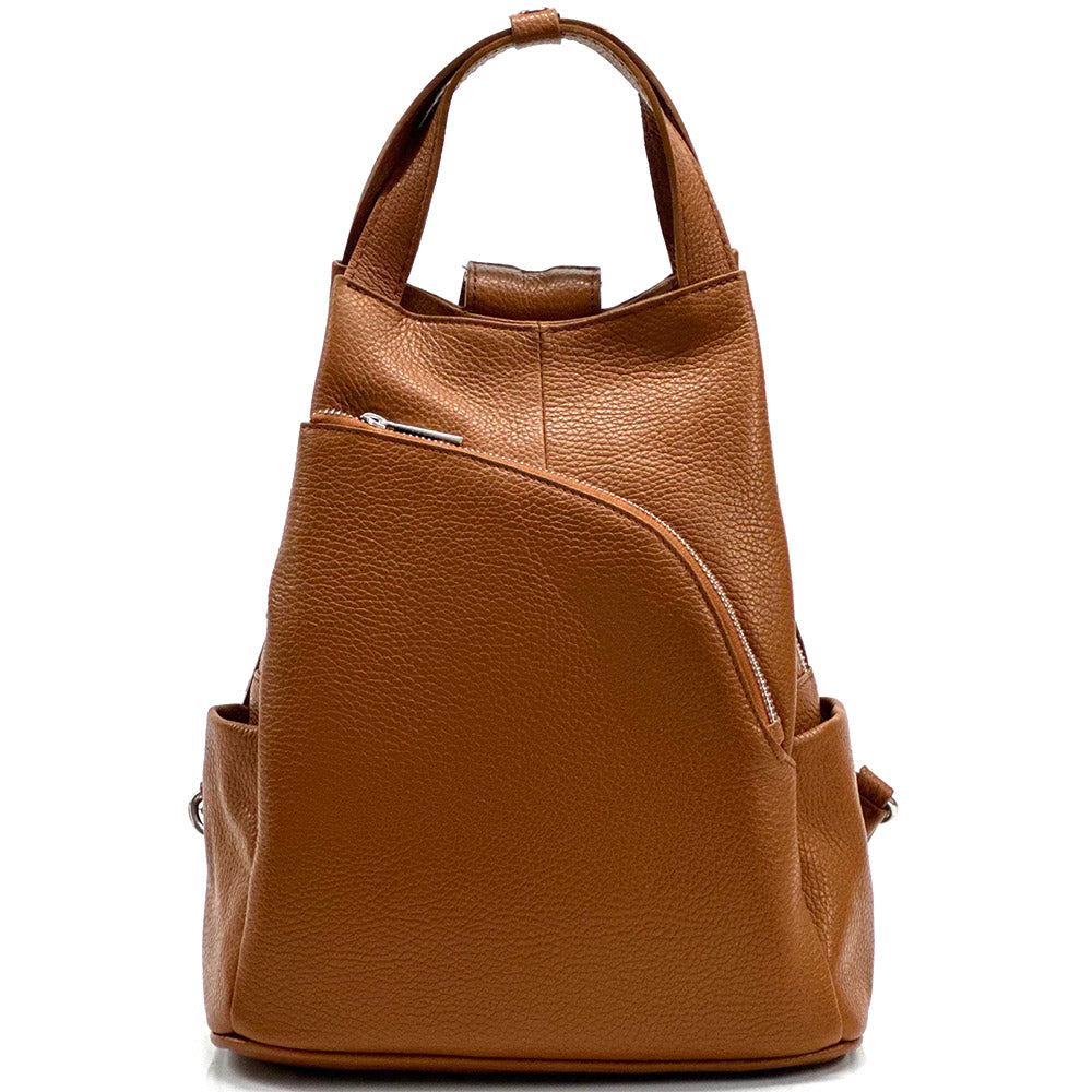 Antonella Leather Backpack - Made In Italy