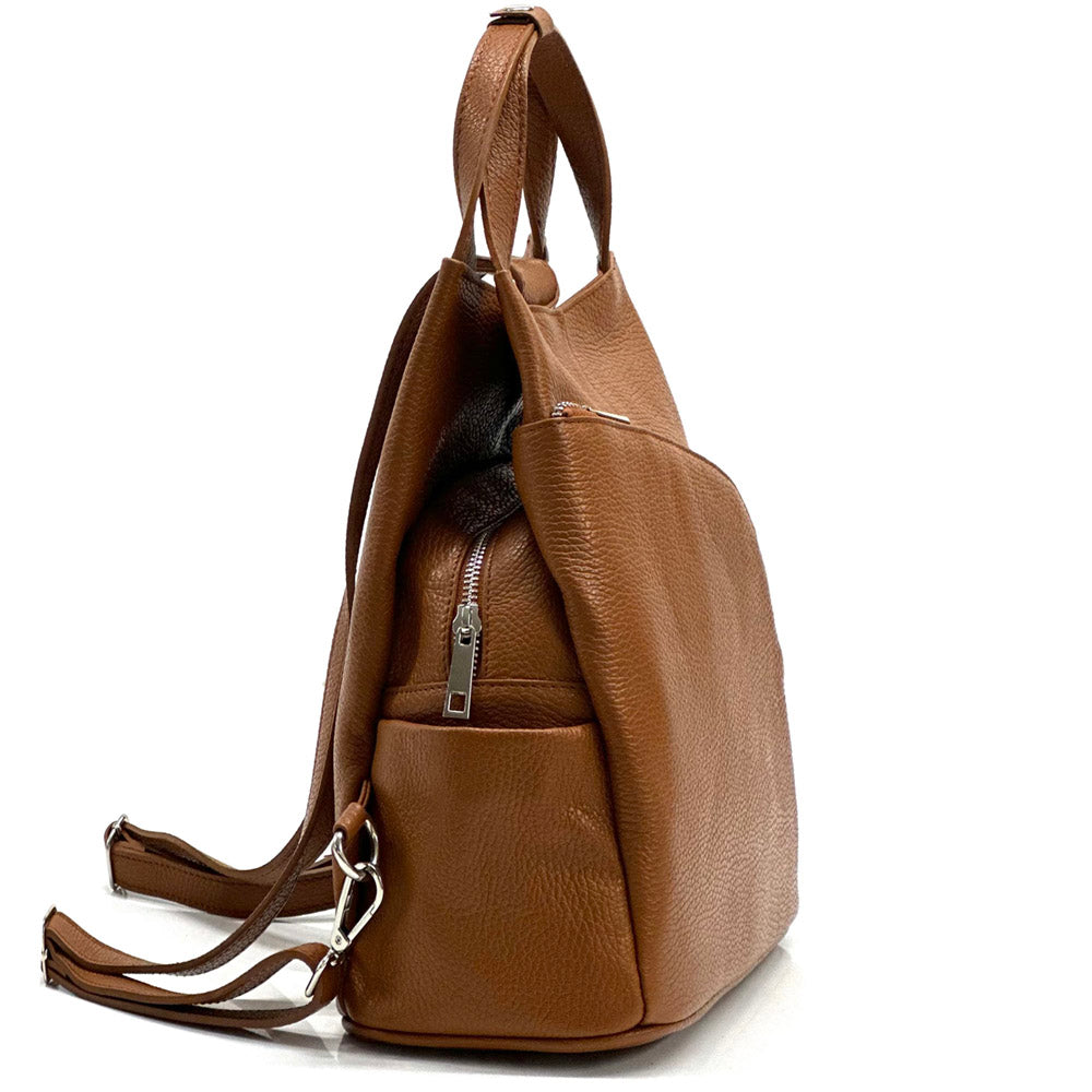 Antonella Leather Backpack - Made In Italy