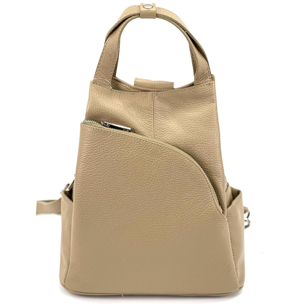 Antonella Leather Backpack - Made In Italy