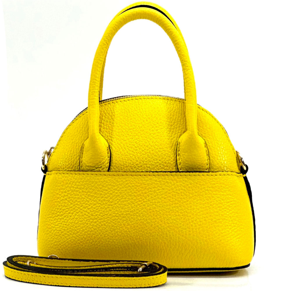 Bellaria Italian Leather Shell Bag - Made In Italy