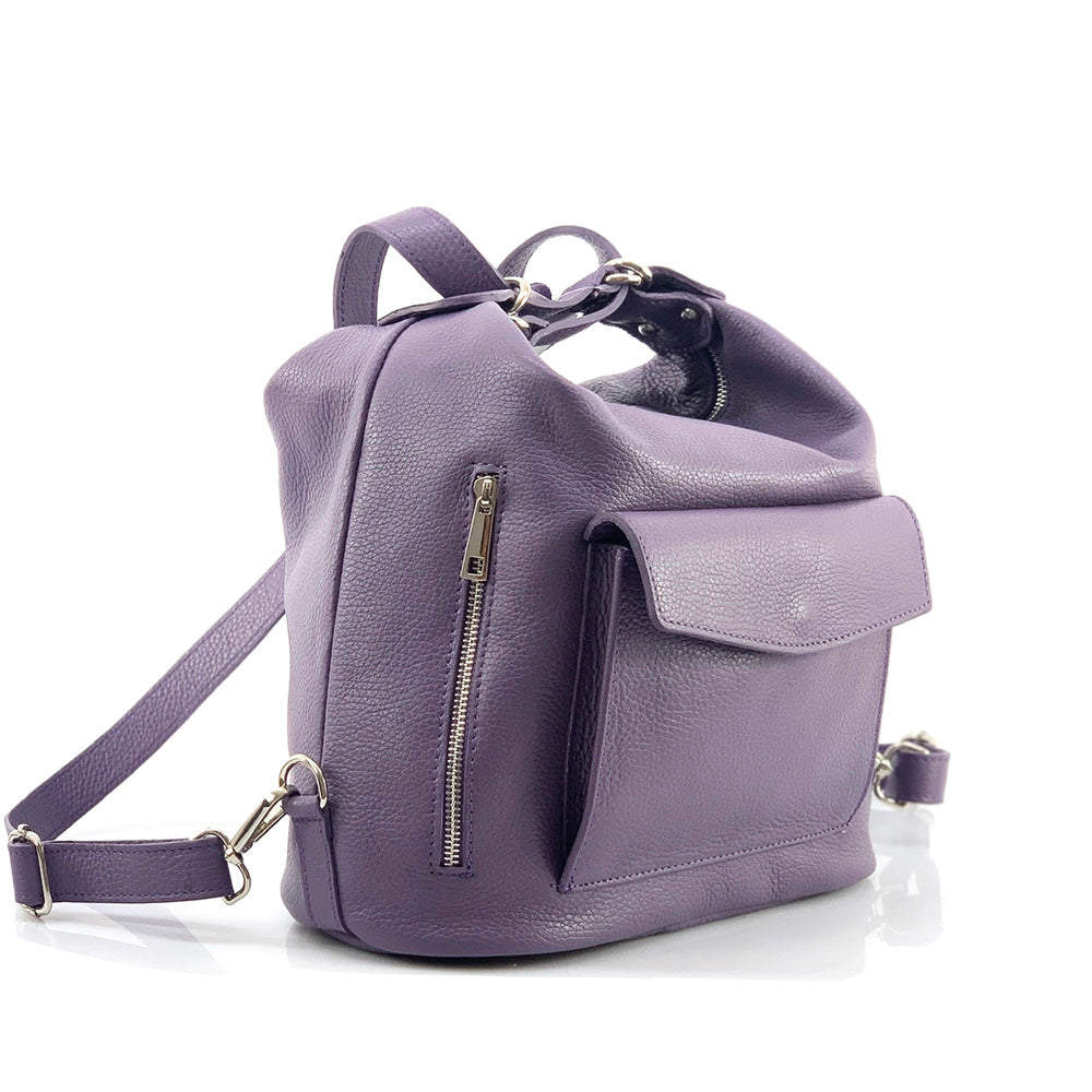 Lidia leather shoulder bag - Made In Italy