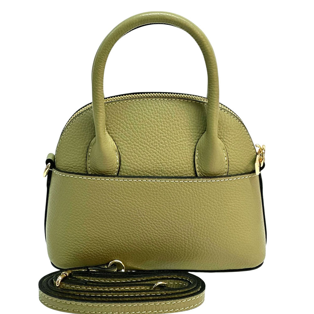 Bellaria Italian Leather Shell Bag - Made In Italy