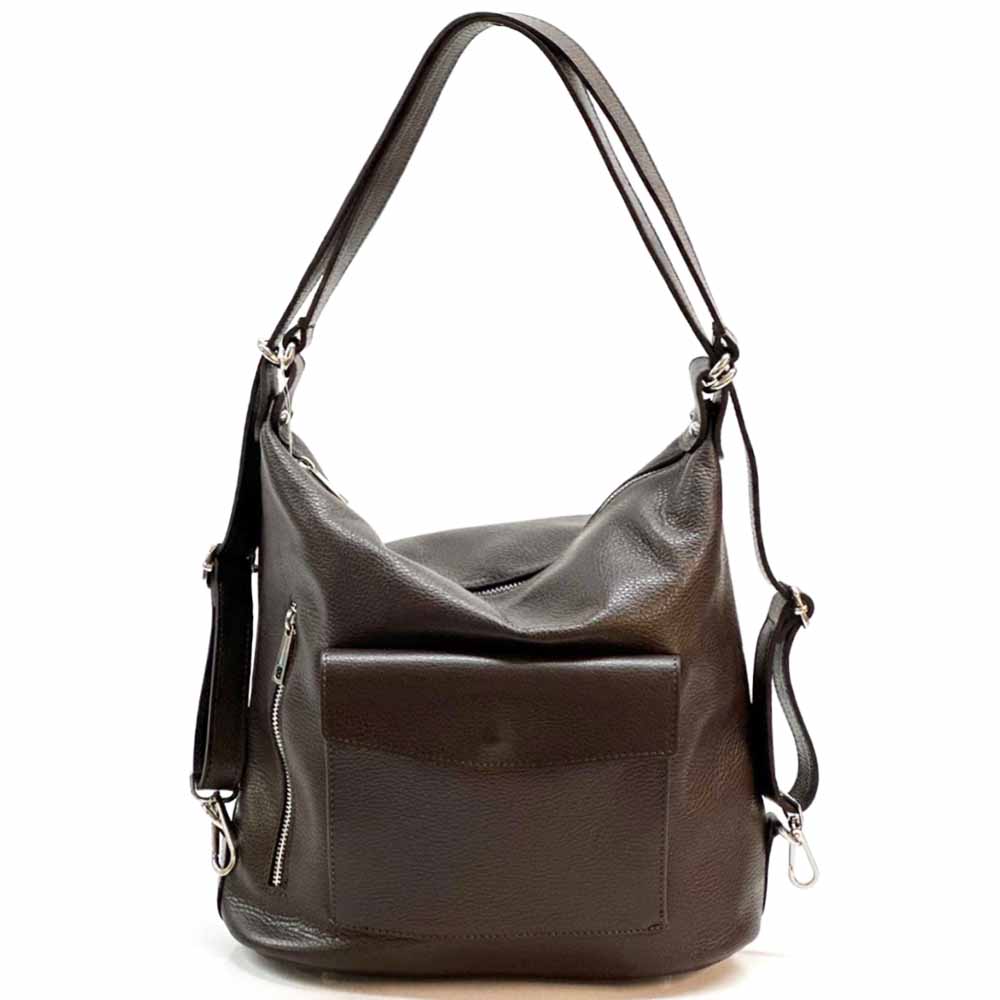 Lidia leather shoulder bag - Made In Italy