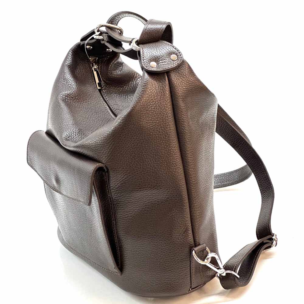 Lidia leather shoulder bag - Made In Italy