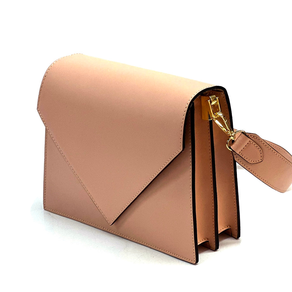 Yuri Leather Shoulder Bag - Made In Italy