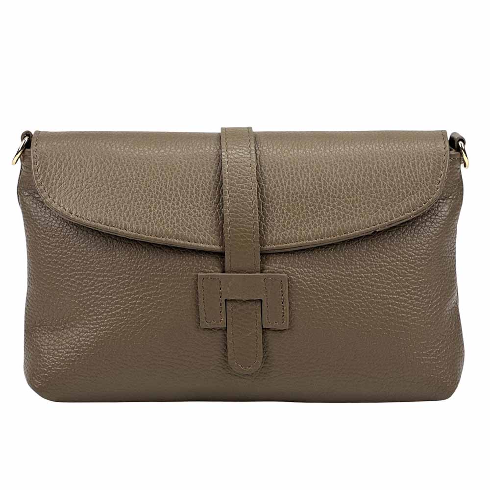 Giorgia leather clutch - 100% genuine Italian leather- made in Italy