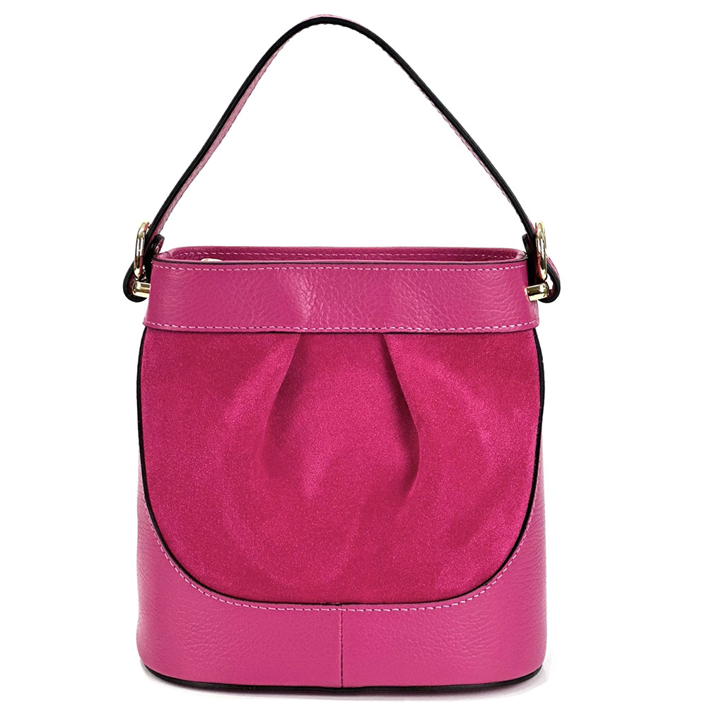 Marina Leather Bucket Bag - Made In Italy